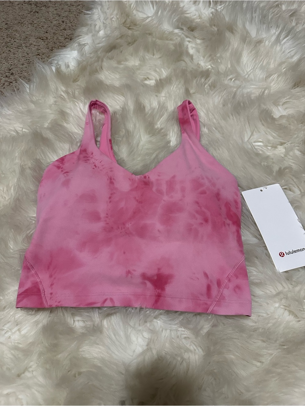 NWT lululemon athletica align tank smoothie wash strawberry
